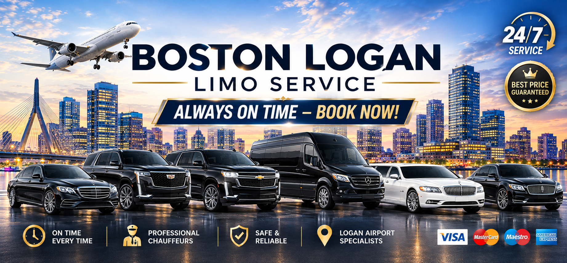 Boston Logan Limo Service Banner